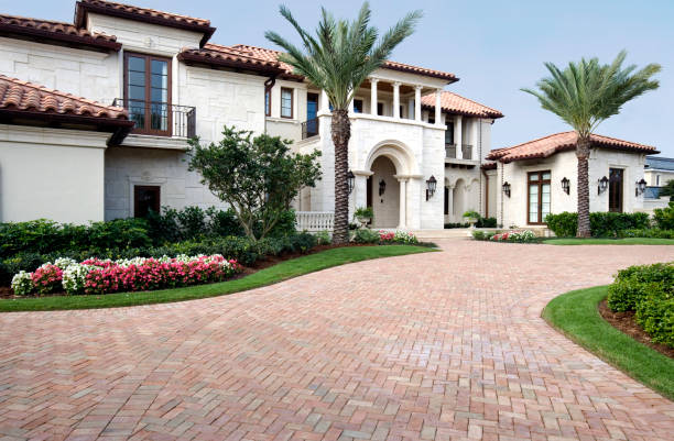 Cobblestone Driveway Pavers in New Deal, TX